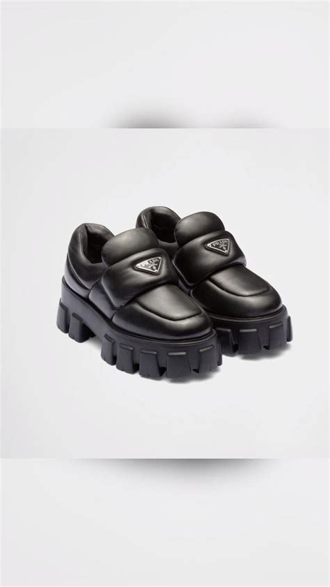 prada loafers puffy|prada loafers shoes.